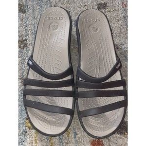 Crocs Women's Strappy Sandals  Brown  Size 10 NWOTS